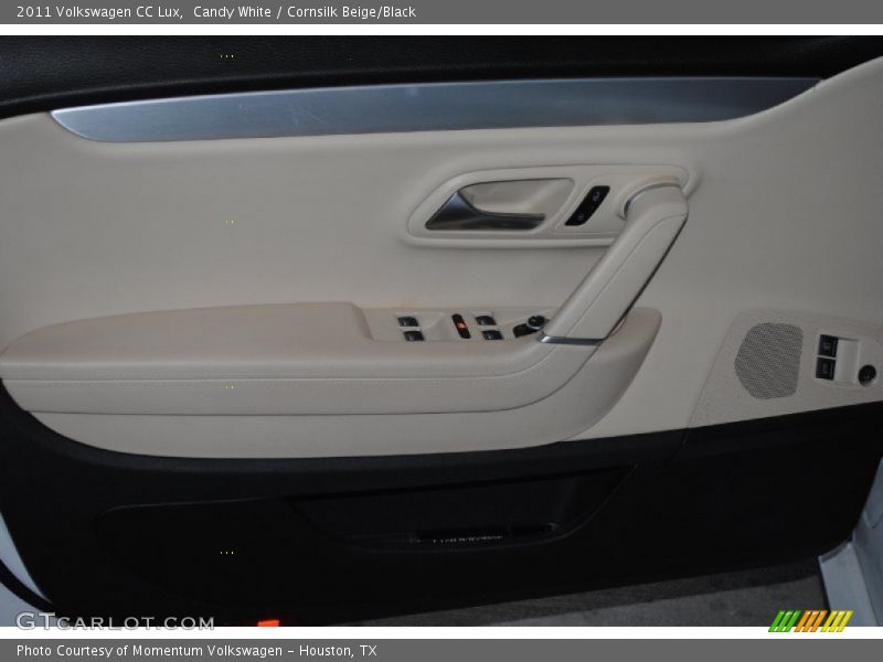 Candy White / Cornsilk Beige/Black 2011 Volkswagen CC Lux