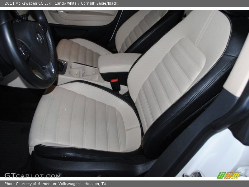 Candy White / Cornsilk Beige/Black 2011 Volkswagen CC Lux