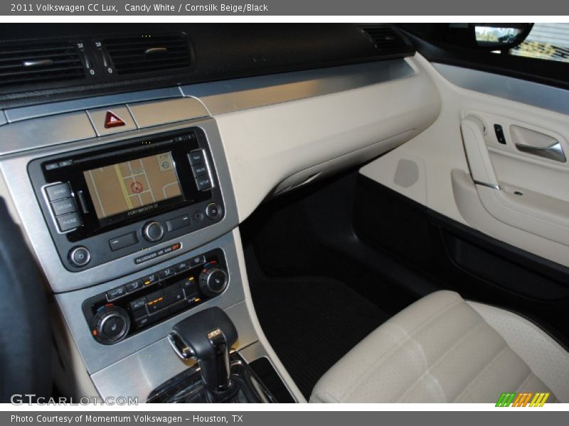 Candy White / Cornsilk Beige/Black 2011 Volkswagen CC Lux