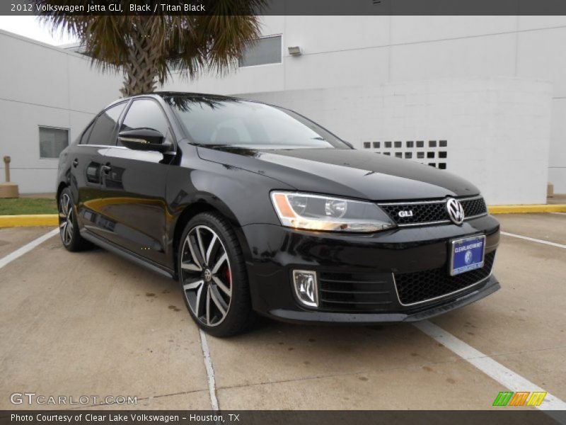 Black / Titan Black 2012 Volkswagen Jetta GLI