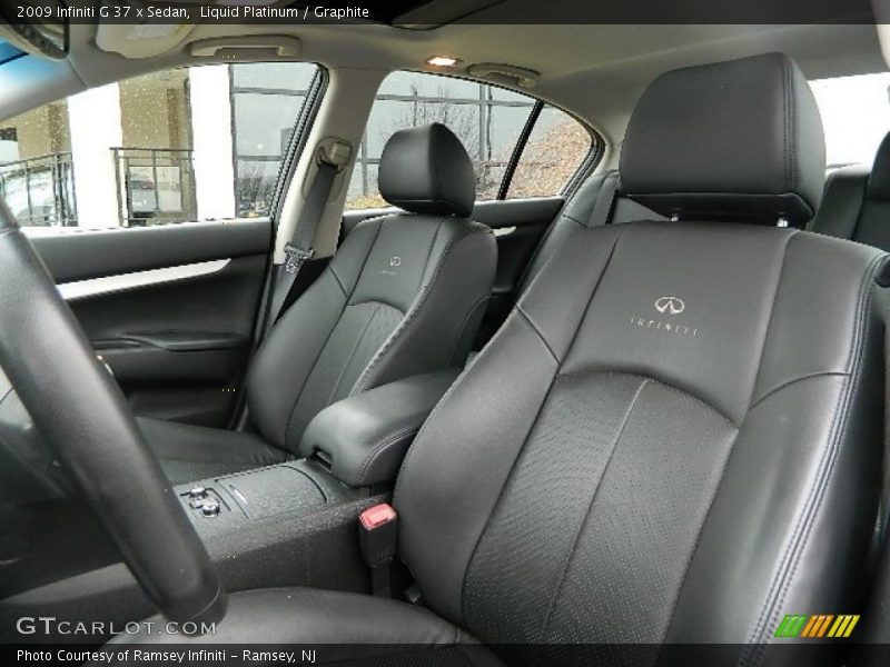 Liquid Platinum / Graphite 2009 Infiniti G 37 x Sedan