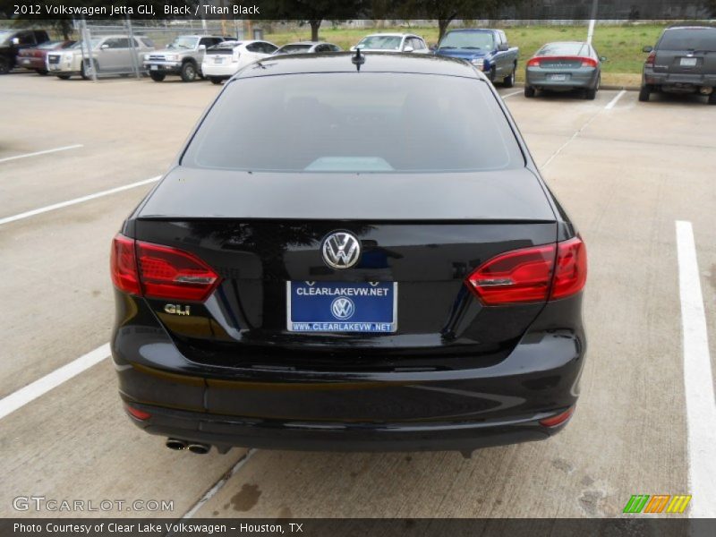 Black / Titan Black 2012 Volkswagen Jetta GLI