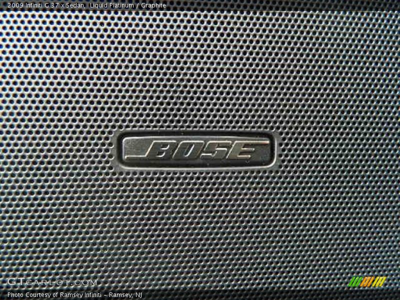 Liquid Platinum / Graphite 2009 Infiniti G 37 x Sedan