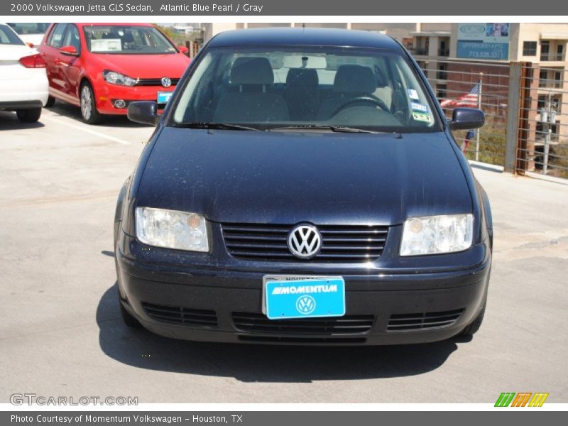 Atlantic Blue Pearl / Gray 2000 Volkswagen Jetta GLS Sedan