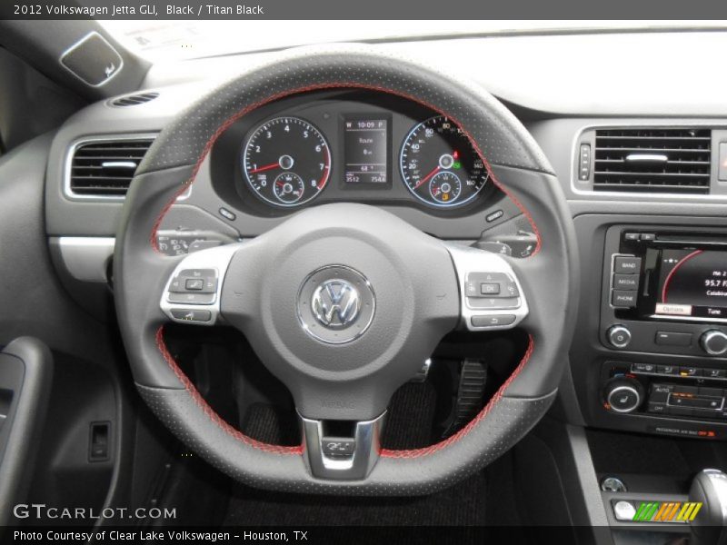 Black / Titan Black 2012 Volkswagen Jetta GLI