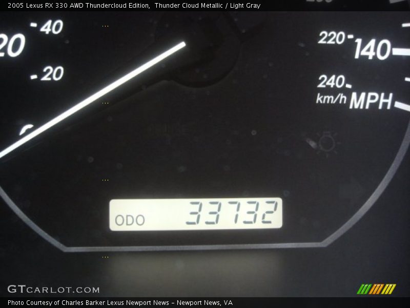 Thunder Cloud Metallic / Light Gray 2005 Lexus RX 330 AWD Thundercloud Edition