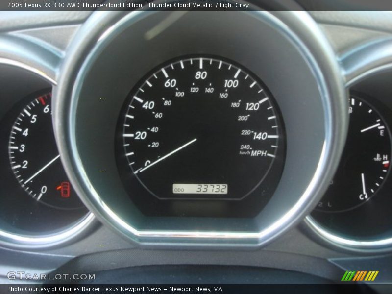 Thunder Cloud Metallic / Light Gray 2005 Lexus RX 330 AWD Thundercloud Edition