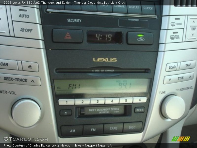 Thunder Cloud Metallic / Light Gray 2005 Lexus RX 330 AWD Thundercloud Edition