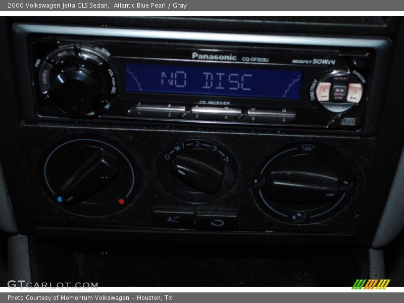 Atlantic Blue Pearl / Gray 2000 Volkswagen Jetta GLS Sedan