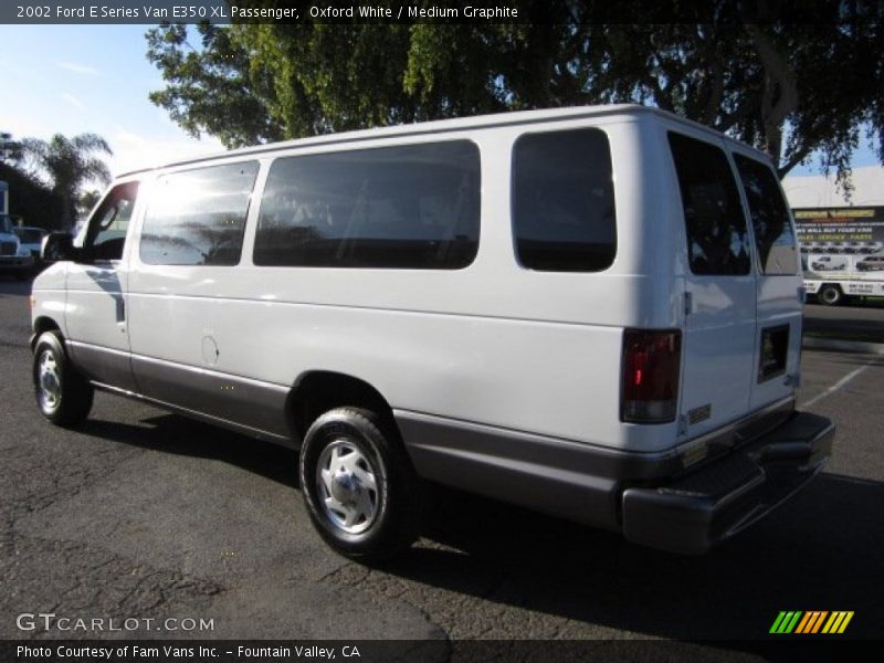 Oxford White / Medium Graphite 2002 Ford E Series Van E350 XL Passenger