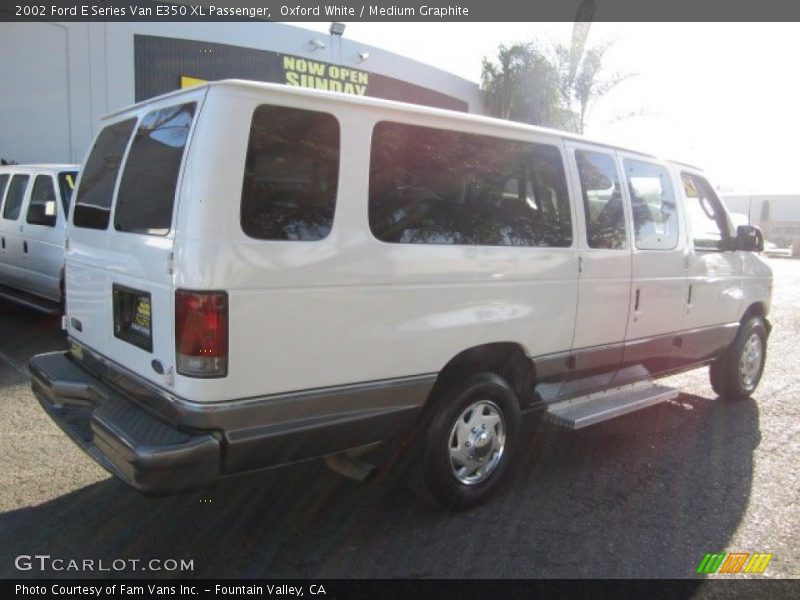 Oxford White / Medium Graphite 2002 Ford E Series Van E350 XL Passenger