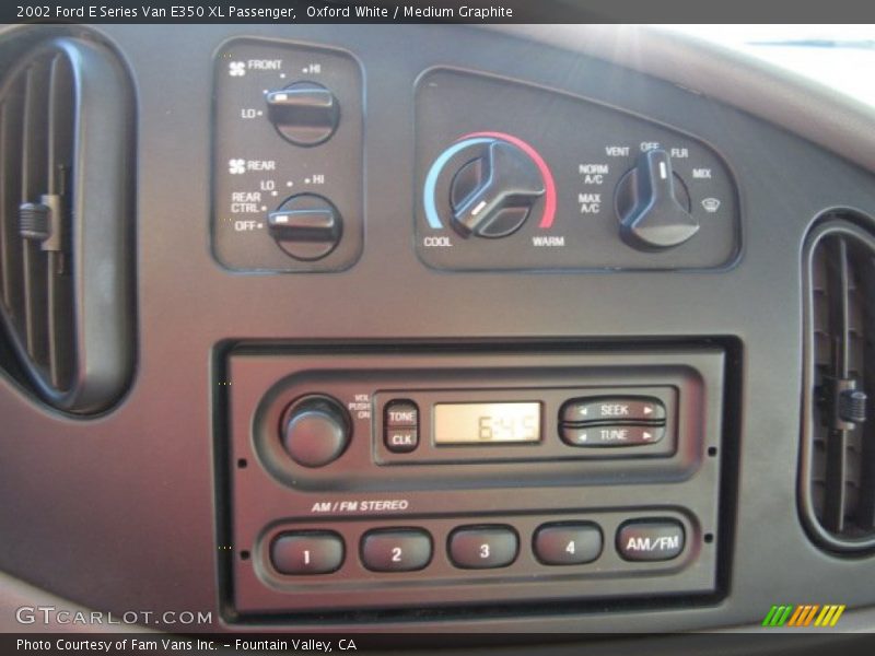 Oxford White / Medium Graphite 2002 Ford E Series Van E350 XL Passenger
