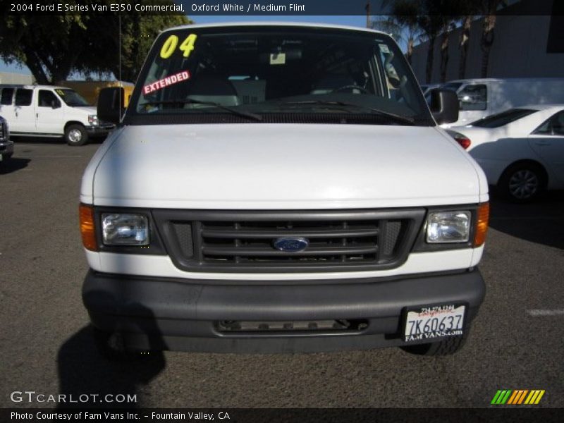 Oxford White / Medium Flint 2004 Ford E Series Van E350 Commercial