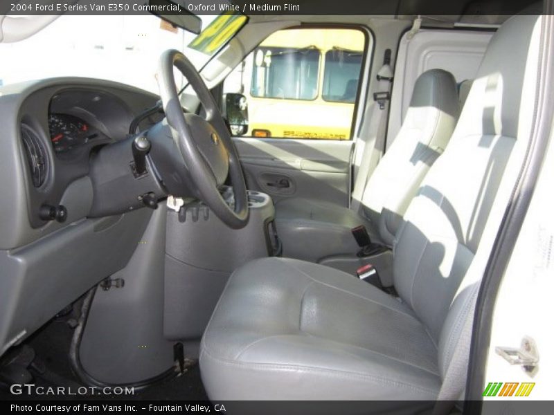 Oxford White / Medium Flint 2004 Ford E Series Van E350 Commercial