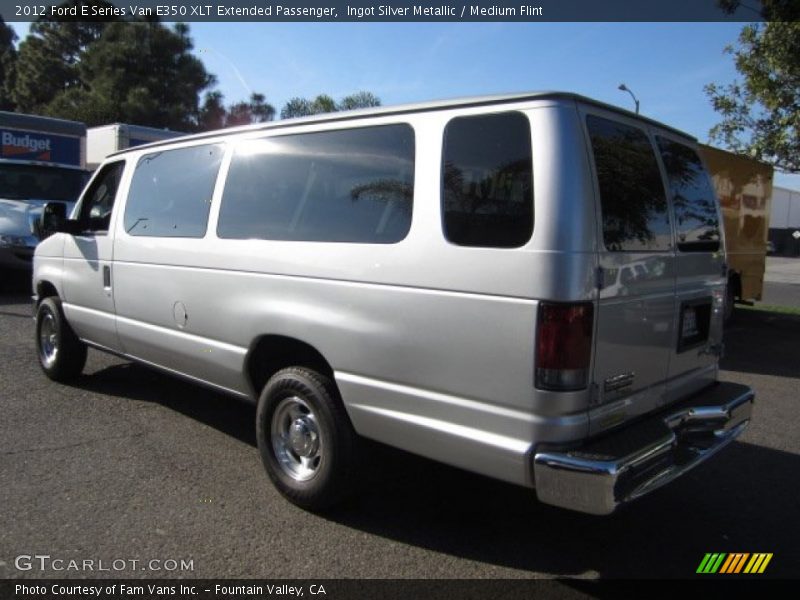 Ingot Silver Metallic / Medium Flint 2012 Ford E Series Van E350 XLT Extended Passenger