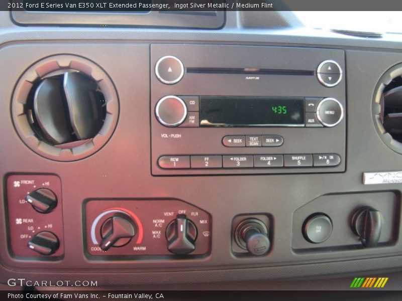 Ingot Silver Metallic / Medium Flint 2012 Ford E Series Van E350 XLT Extended Passenger