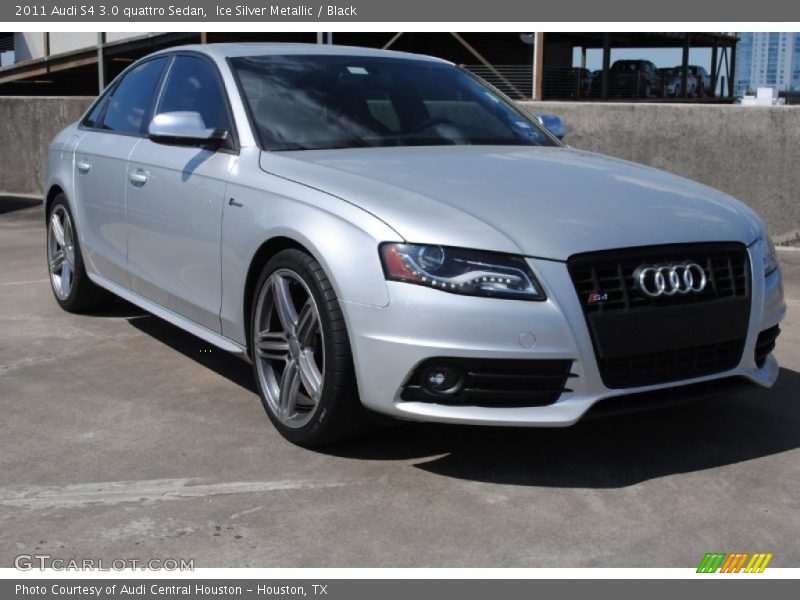 Ice Silver Metallic / Black 2011 Audi S4 3.0 quattro Sedan