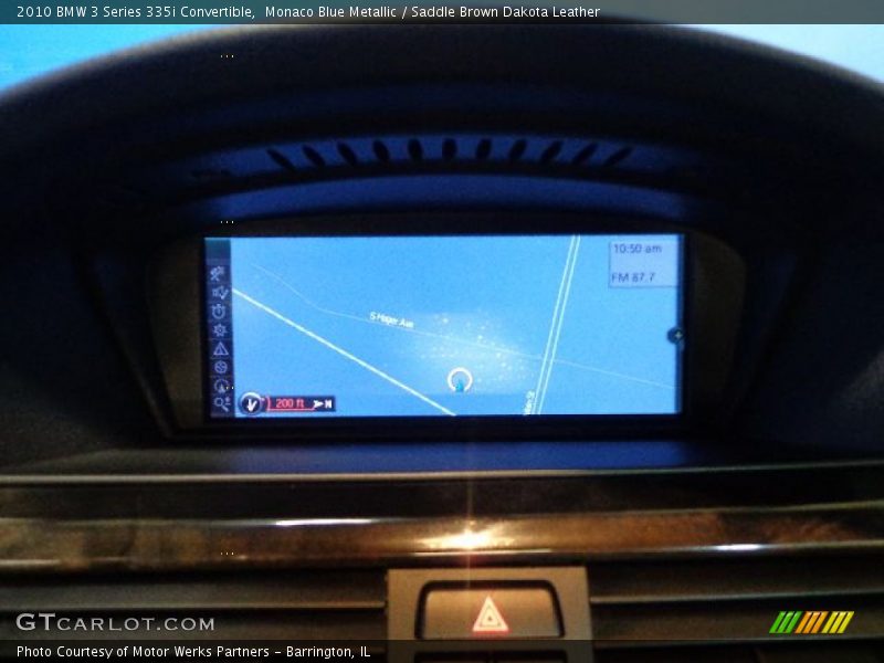 Monaco Blue Metallic / Saddle Brown Dakota Leather 2010 BMW 3 Series 335i Convertible