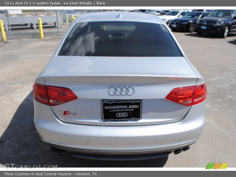 Ice Silver Metallic / Black 2011 Audi S4 3.0 quattro Sedan