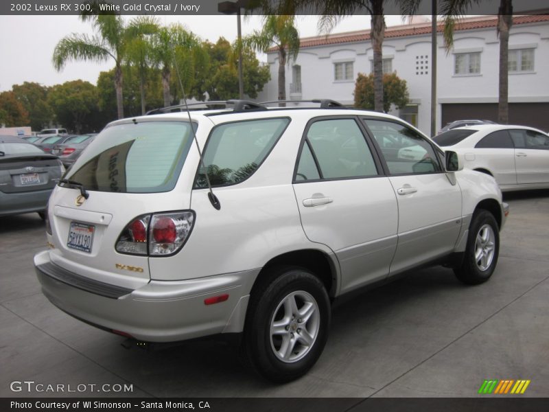 White Gold Crystal / Ivory 2002 Lexus RX 300