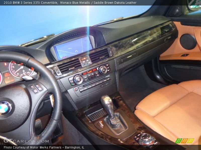Monaco Blue Metallic / Saddle Brown Dakota Leather 2010 BMW 3 Series 335i Convertible