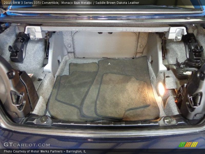 Monaco Blue Metallic / Saddle Brown Dakota Leather 2010 BMW 3 Series 335i Convertible