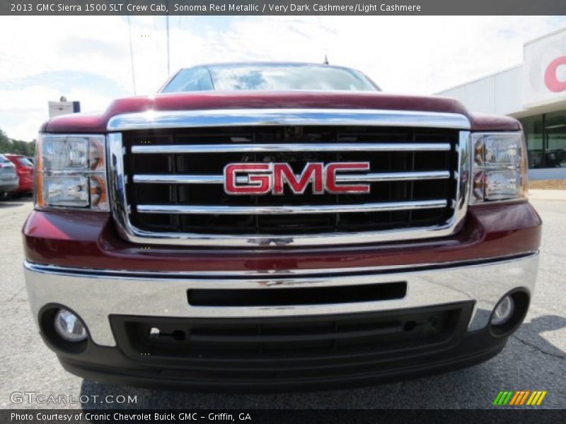 Sonoma Red Metallic / Very Dark Cashmere/Light Cashmere 2013 GMC Sierra 1500 SLT Crew Cab