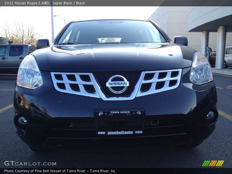 Super Black / Black 2012 Nissan Rogue S AWD