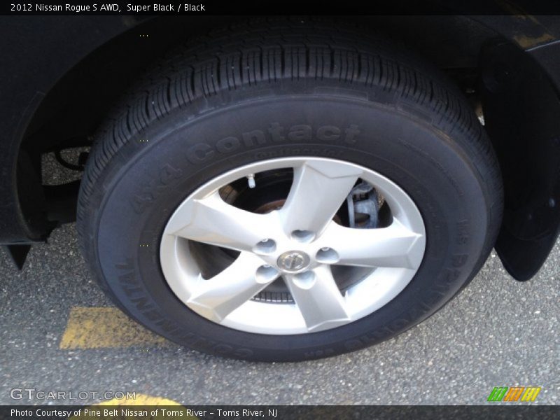 Super Black / Black 2012 Nissan Rogue S AWD