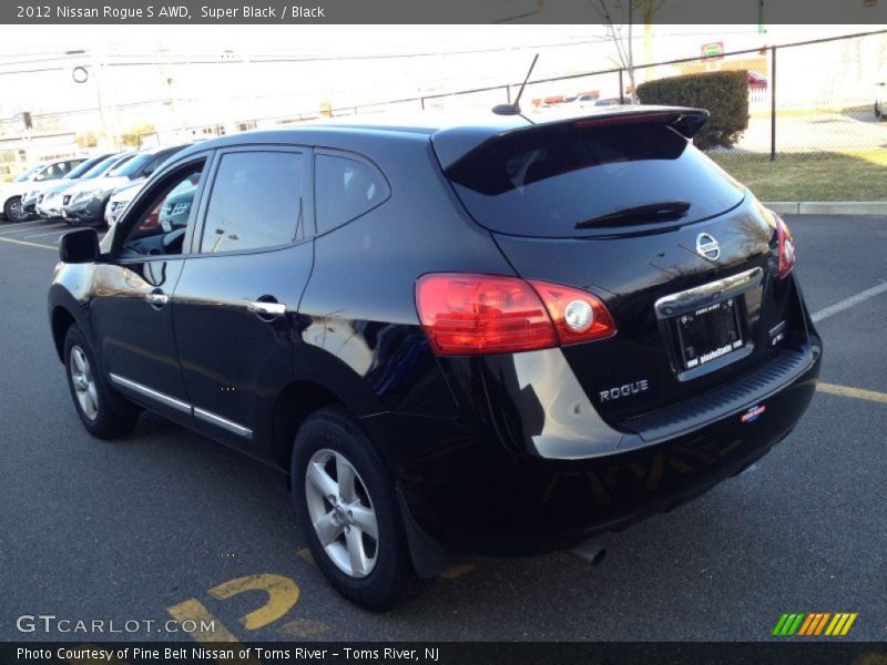 Super Black / Black 2012 Nissan Rogue S AWD