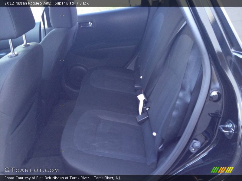 Super Black / Black 2012 Nissan Rogue S AWD