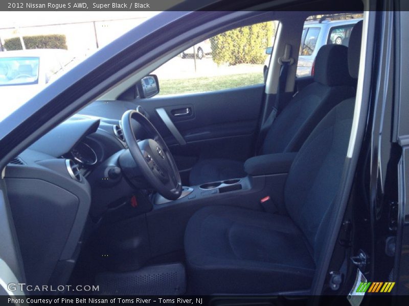 Super Black / Black 2012 Nissan Rogue S AWD