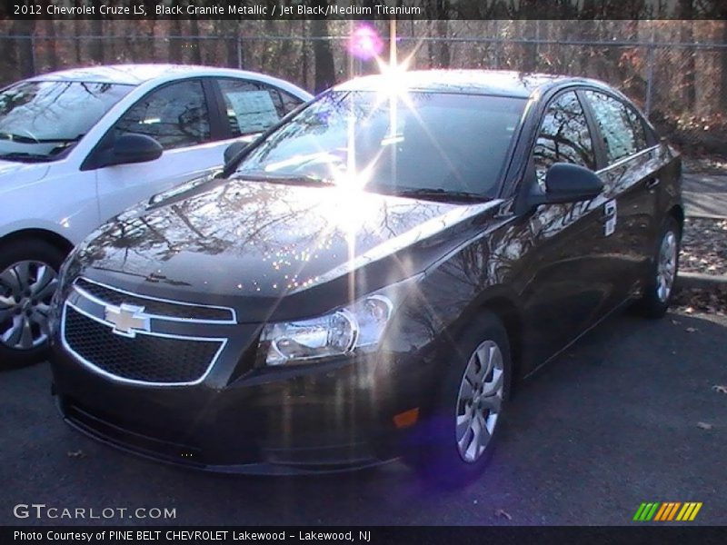 Black Granite Metallic / Jet Black/Medium Titanium 2012 Chevrolet Cruze LS
