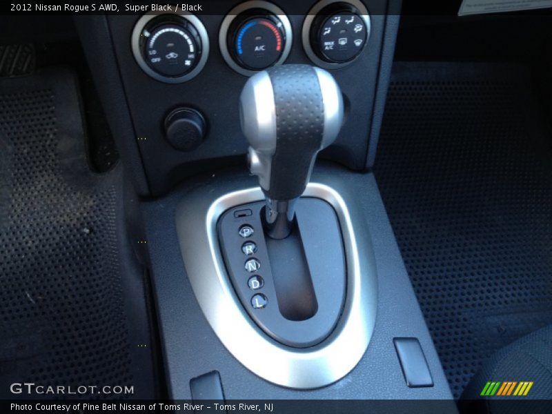 Super Black / Black 2012 Nissan Rogue S AWD