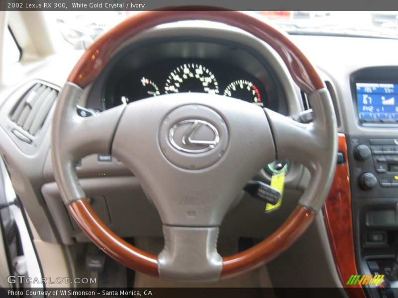 White Gold Crystal / Ivory 2002 Lexus RX 300