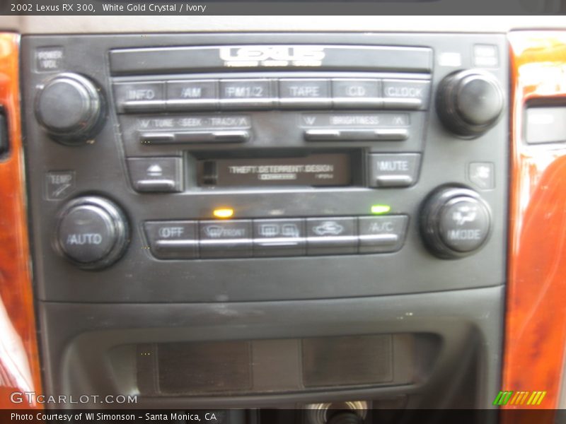White Gold Crystal / Ivory 2002 Lexus RX 300