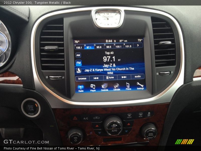 Tungsten Metallic / Black 2012 Chrysler 300