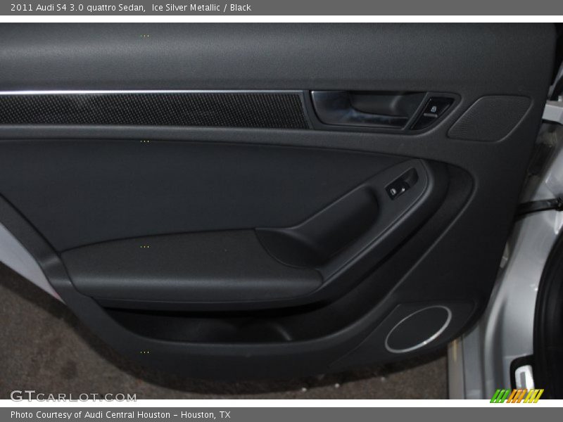 Ice Silver Metallic / Black 2011 Audi S4 3.0 quattro Sedan