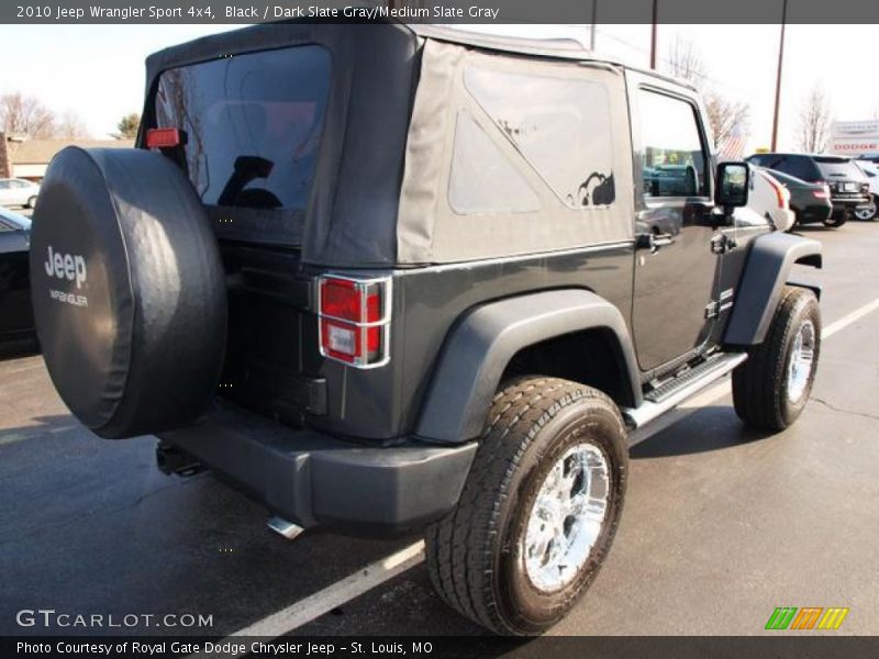 Black / Dark Slate Gray/Medium Slate Gray 2010 Jeep Wrangler Sport 4x4