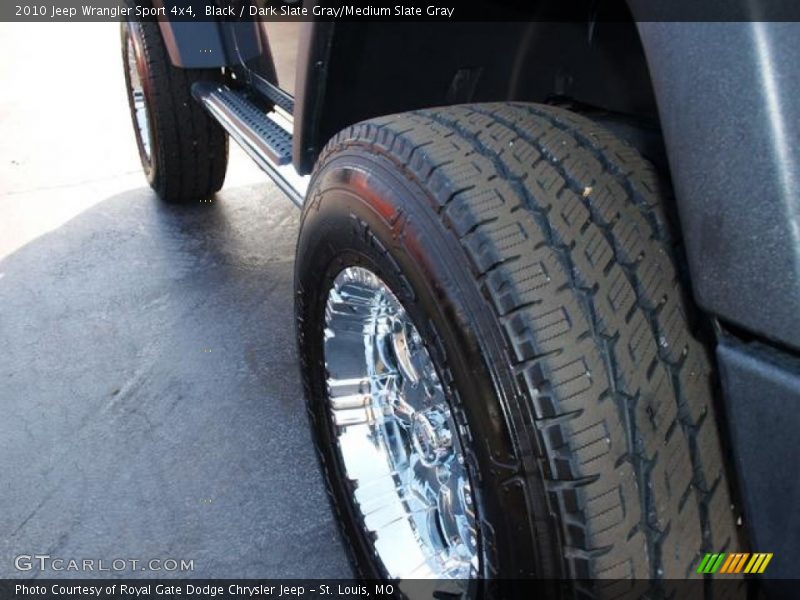 Black / Dark Slate Gray/Medium Slate Gray 2010 Jeep Wrangler Sport 4x4