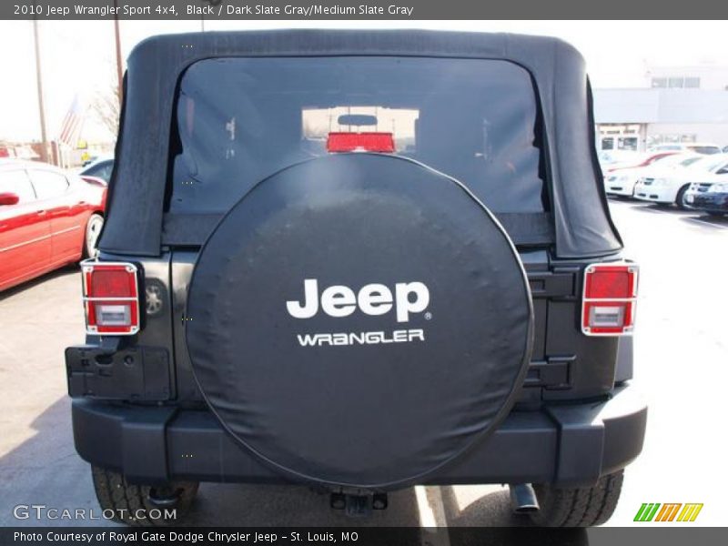 Black / Dark Slate Gray/Medium Slate Gray 2010 Jeep Wrangler Sport 4x4