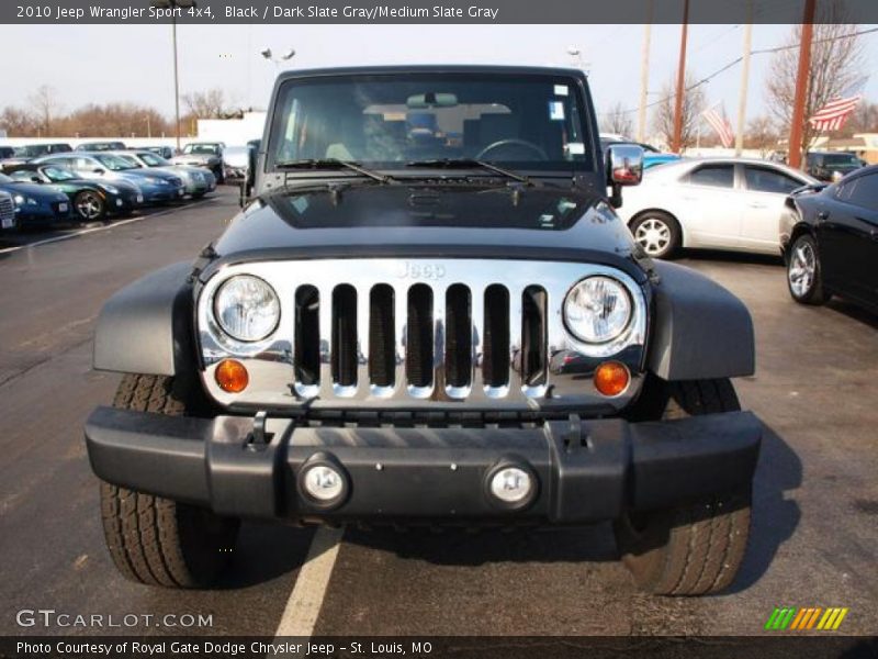 Black / Dark Slate Gray/Medium Slate Gray 2010 Jeep Wrangler Sport 4x4