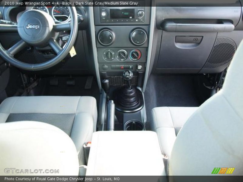 Black / Dark Slate Gray/Medium Slate Gray 2010 Jeep Wrangler Sport 4x4