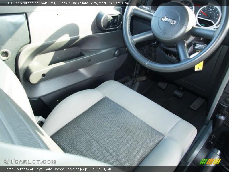 Black / Dark Slate Gray/Medium Slate Gray 2010 Jeep Wrangler Sport 4x4