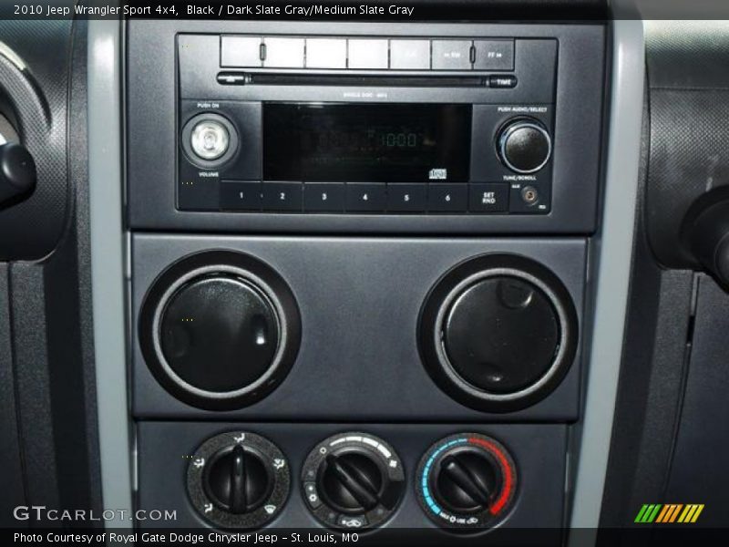 Black / Dark Slate Gray/Medium Slate Gray 2010 Jeep Wrangler Sport 4x4