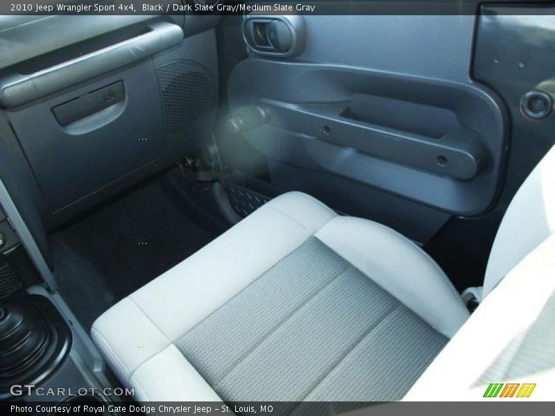 Black / Dark Slate Gray/Medium Slate Gray 2010 Jeep Wrangler Sport 4x4
