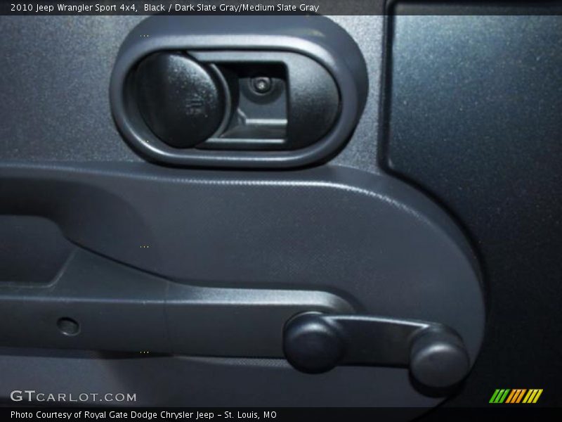 Black / Dark Slate Gray/Medium Slate Gray 2010 Jeep Wrangler Sport 4x4