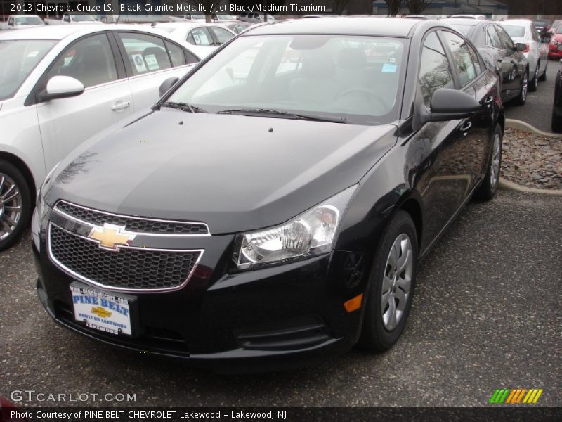 Black Granite Metallic / Jet Black/Medium Titanium 2013 Chevrolet Cruze LS