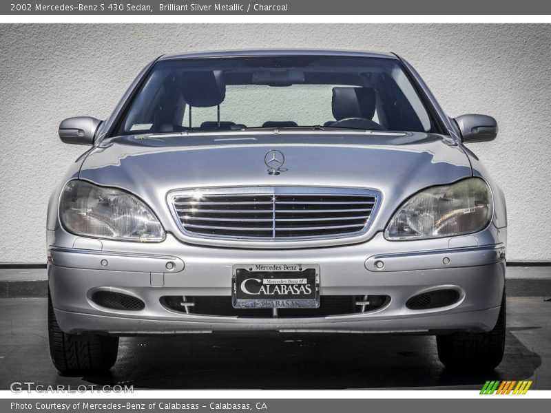 Brilliant Silver Metallic / Charcoal 2002 Mercedes-Benz S 430 Sedan
