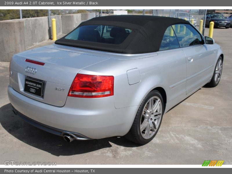 Ice Silver Metallic / Black 2009 Audi A4 2.0T Cabriolet